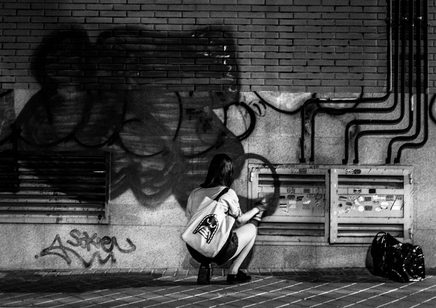 mensajes del graffiti en madrid