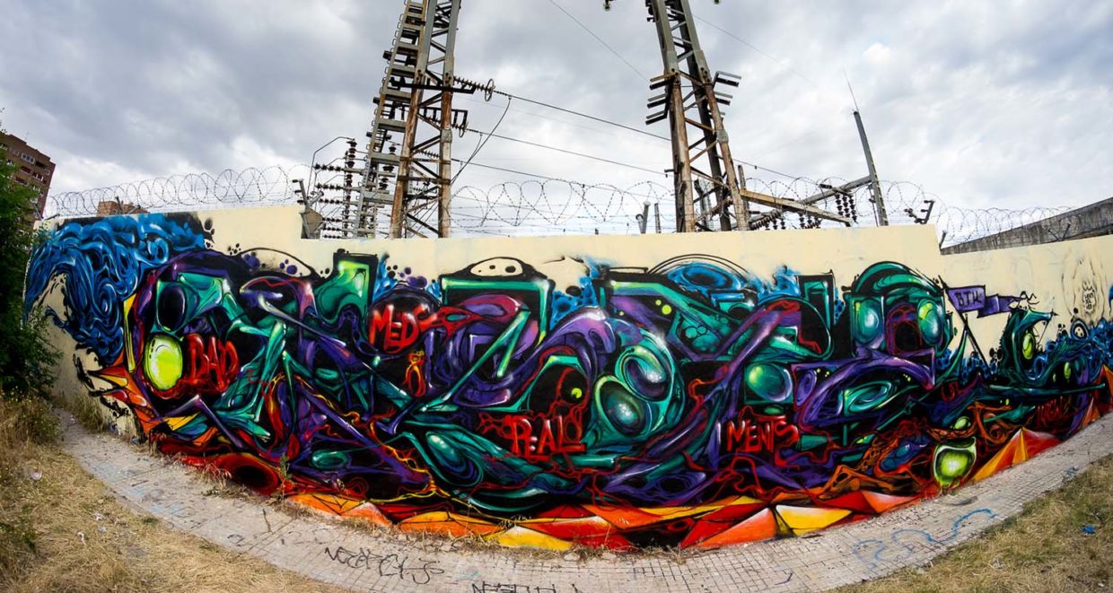 muros graffiti madrid legales