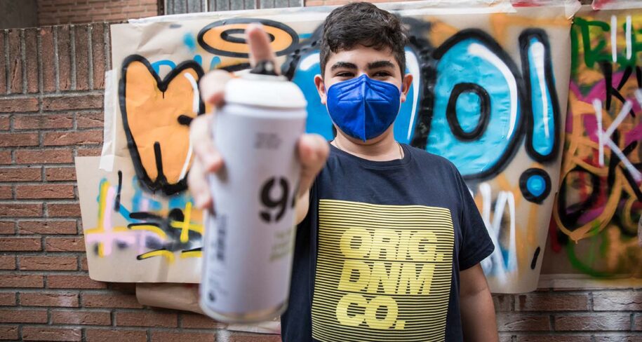 talleres educativos para la limpieza de graffitis en madrid