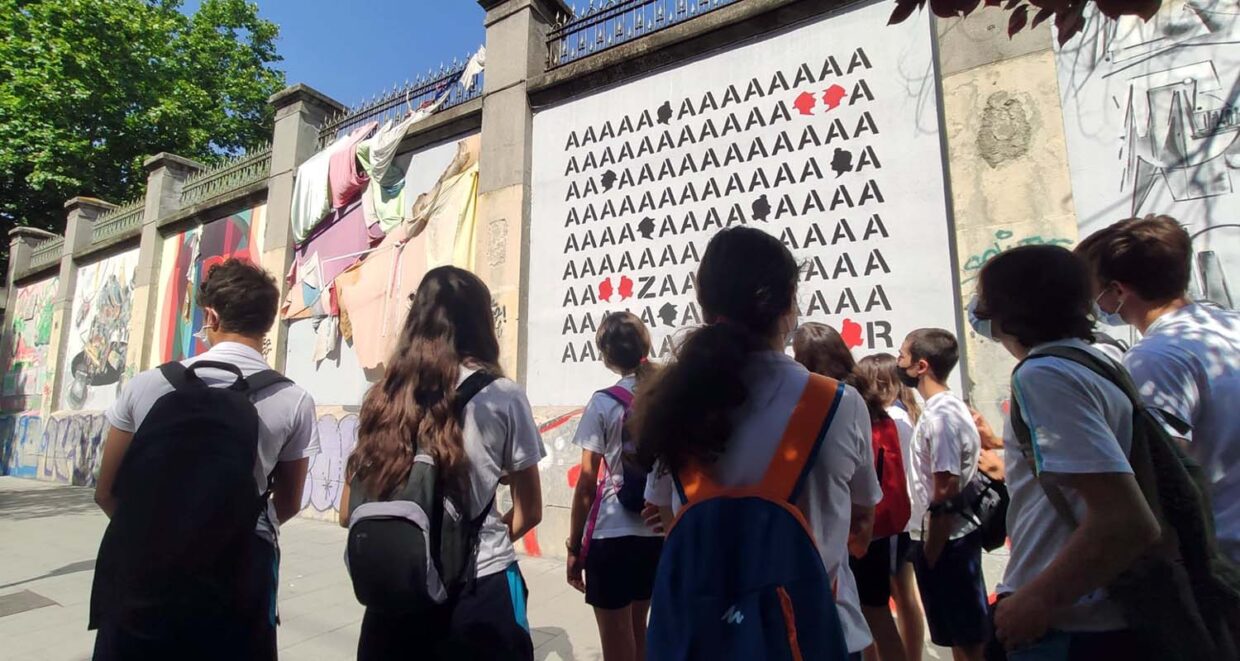 visitas guiadas con niños y adolescentes especializadas en graffiti y arte urbano