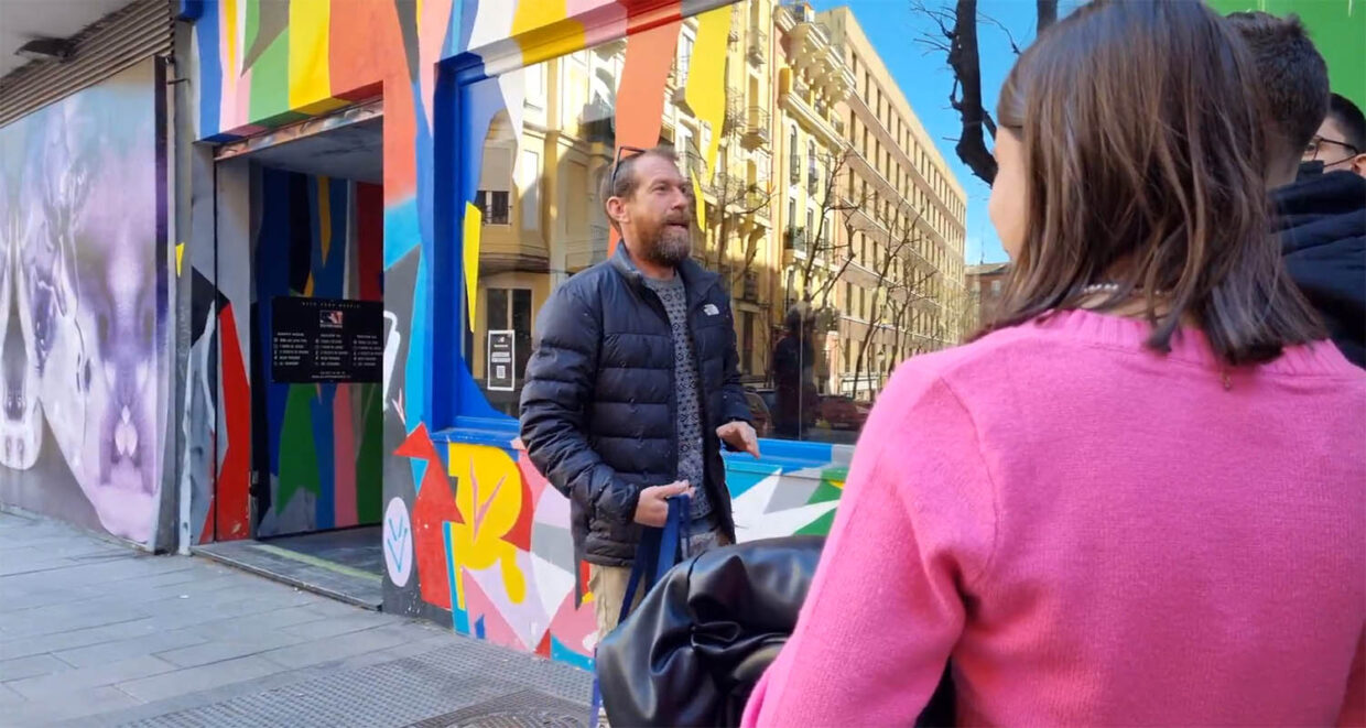 excursiones de graffiti para institutos por Madrid