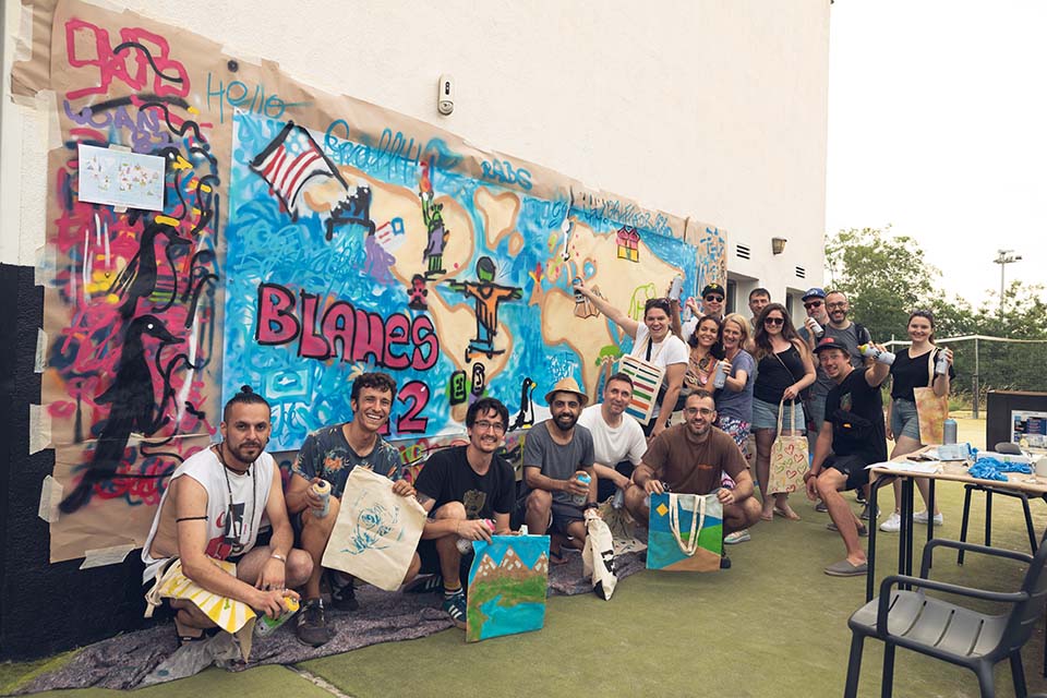 graffiti teambuilding barcelona