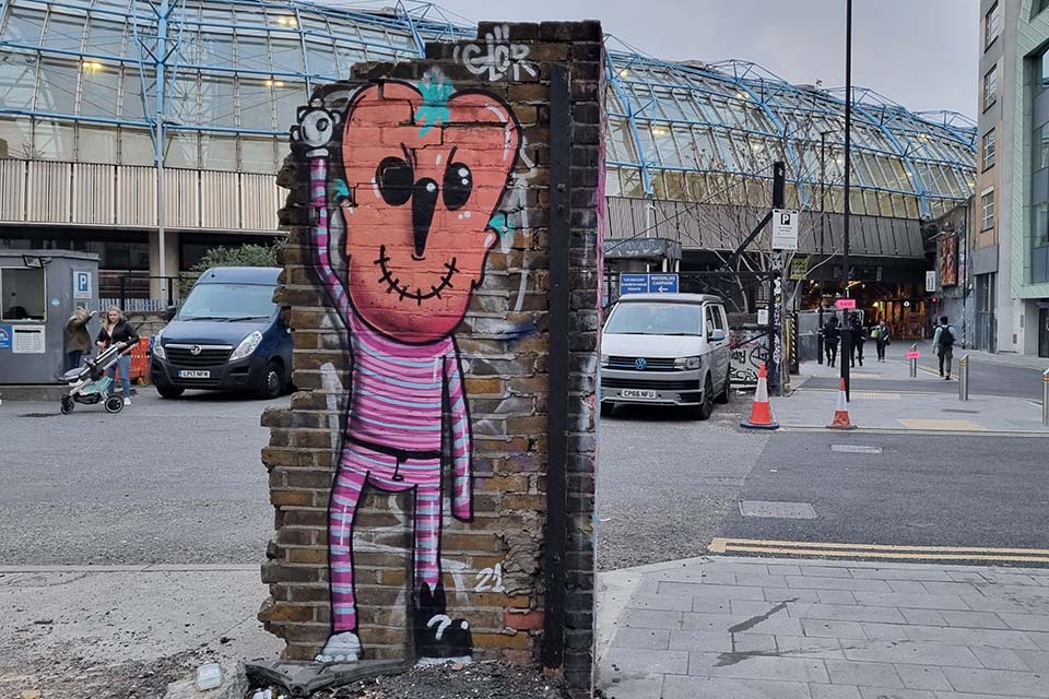 tecnicas de arte urbano en Londres