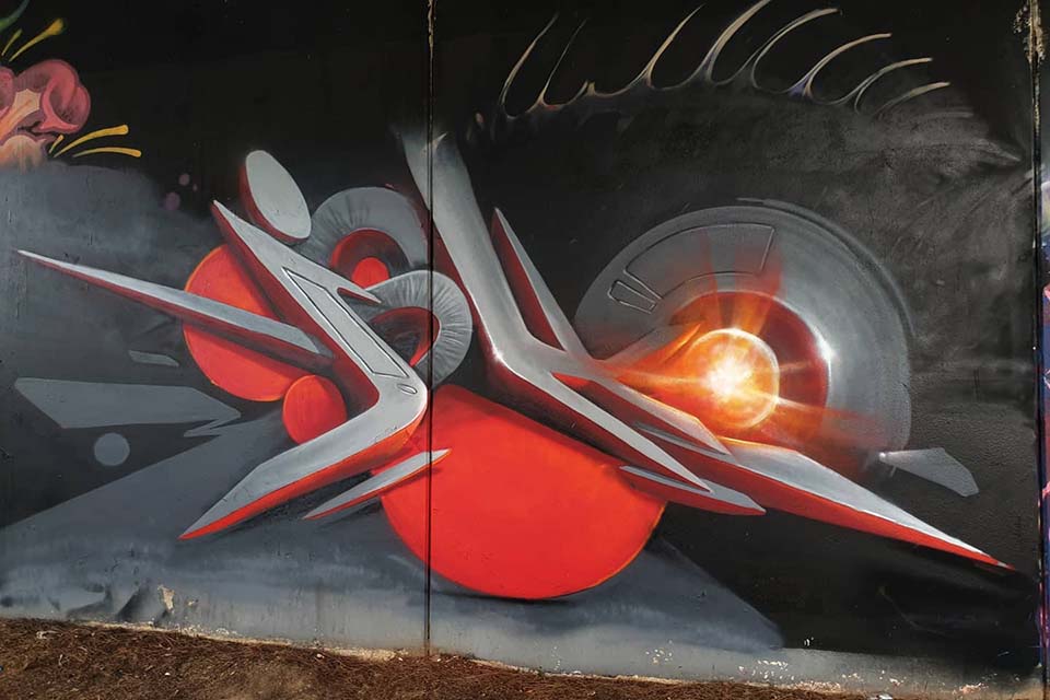 Bisho Sevillano graffiti