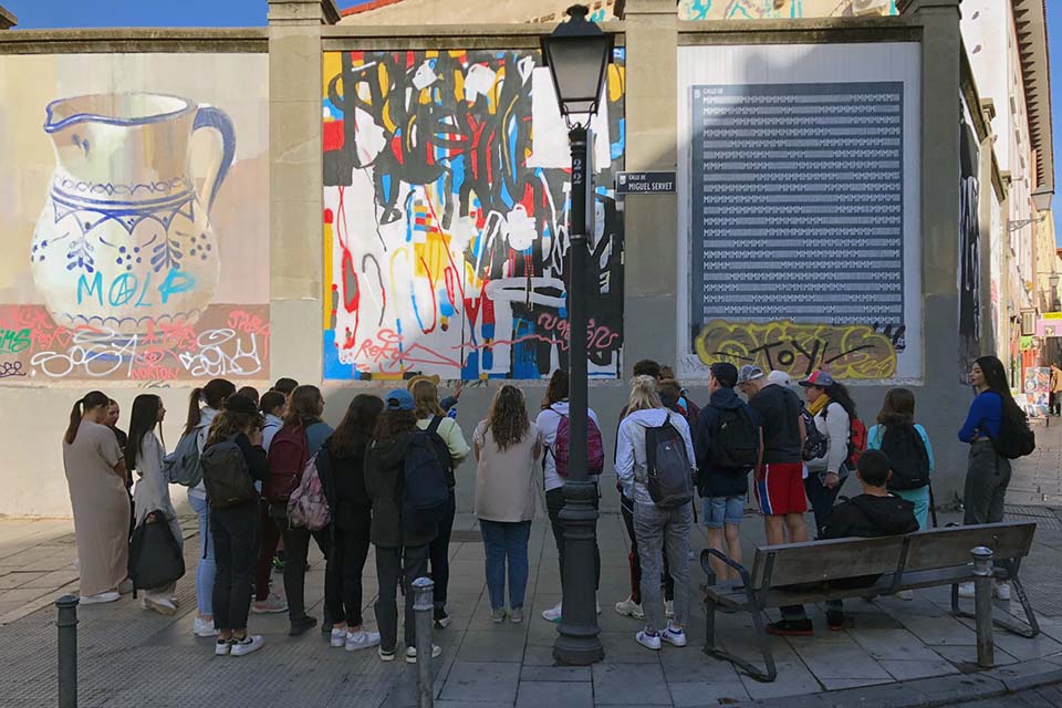 visitas guiadas con grupos de estudiantes por Madrid