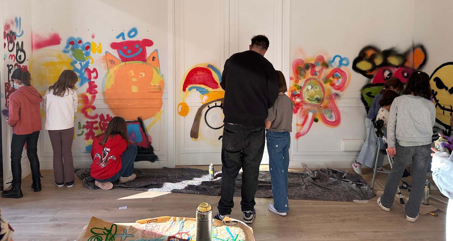 6 a 17 años en el taller graffiti cumpleaños