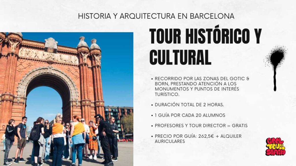 precio visita guiada barcelona historica para estudiantes