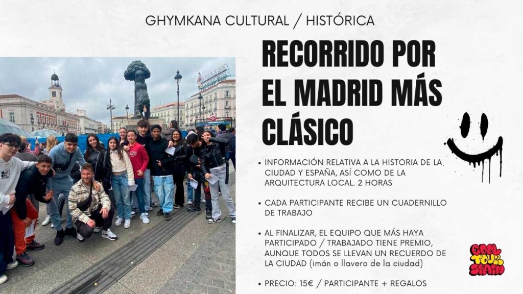 tour historico por madrid para grupos educativos