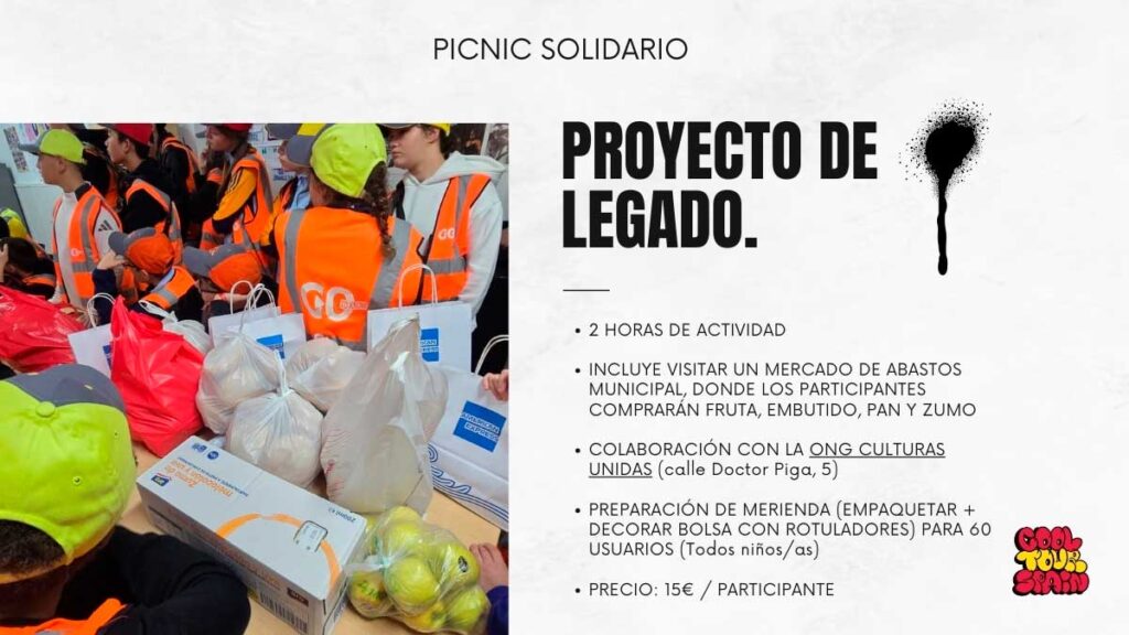 actividades solidarias viaje de fin de curso