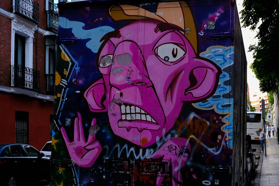 expertos en arte urbano y la movida grafitera en Madrid