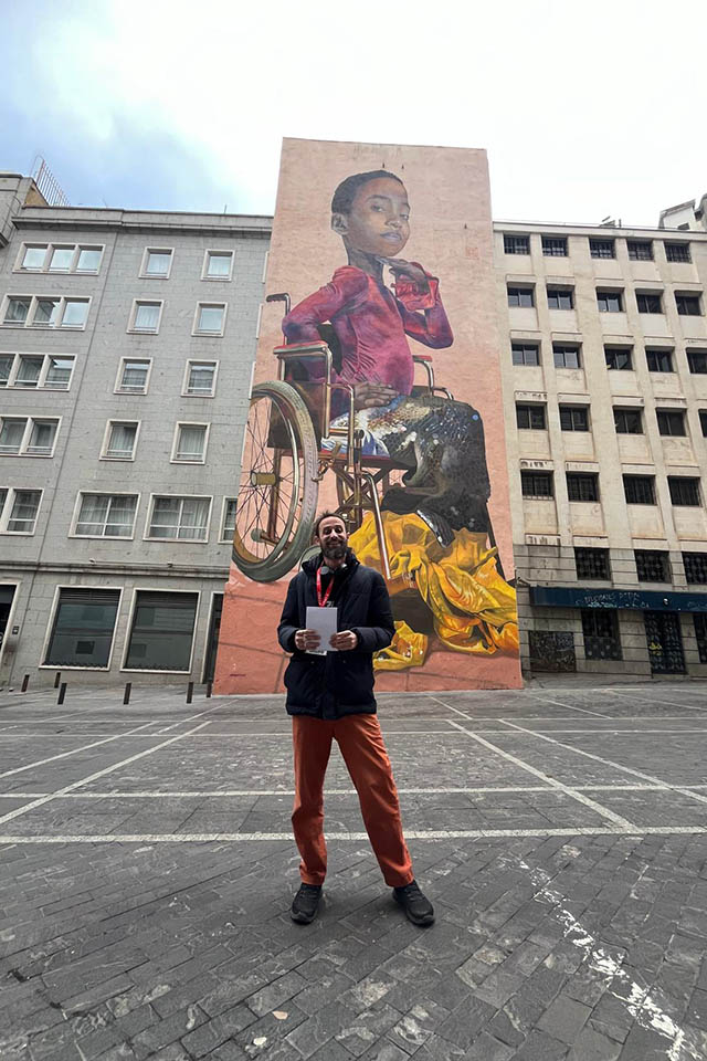 entrevista guia de una ruta street art madrid