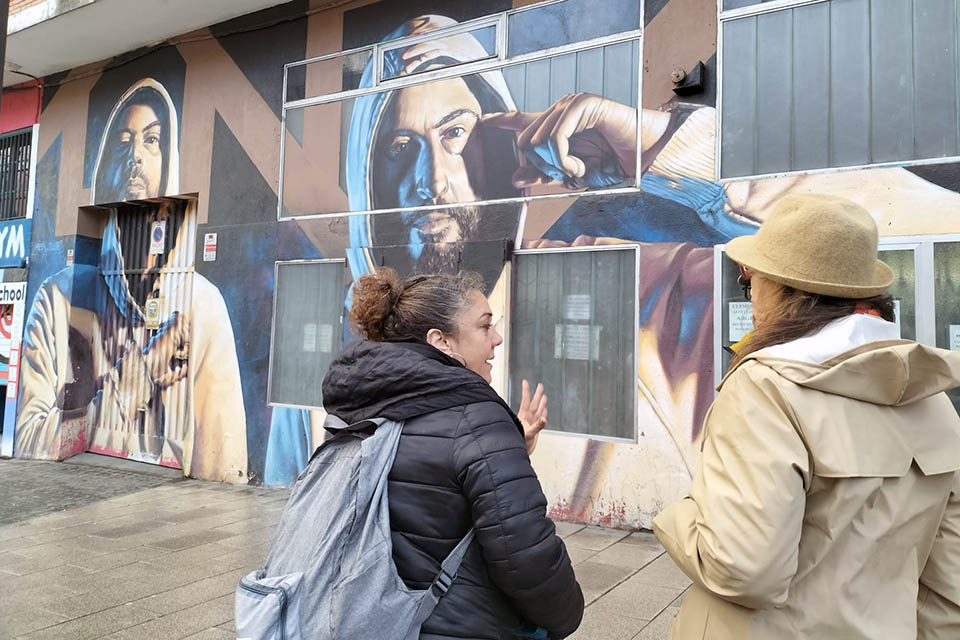 explicación sobre arte urbano